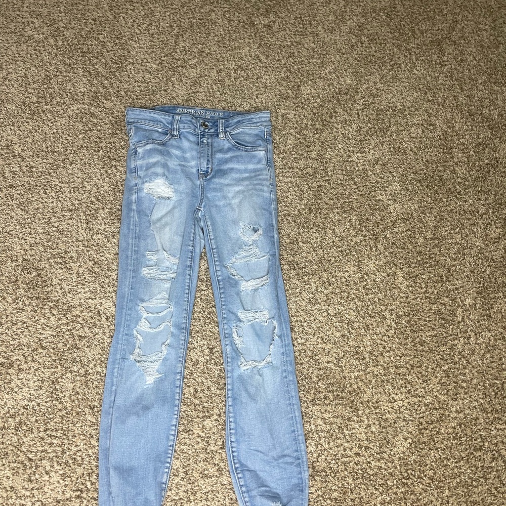 American Eagle Outfitters Blue High Rise Jeans